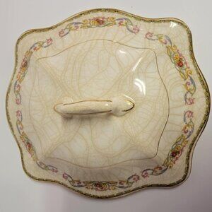 Oval Covered Vegetable Guernsey by Johnson Brothers crazing